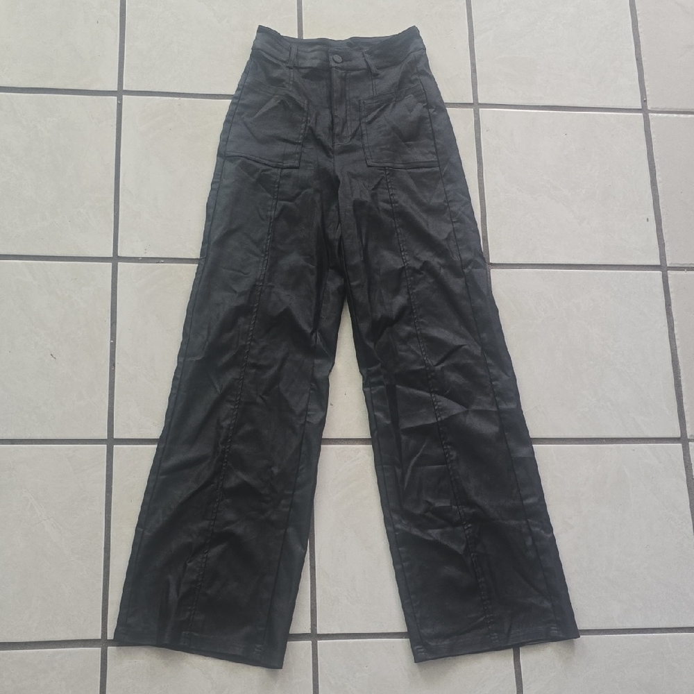 SHEIN Black Flare Pants
